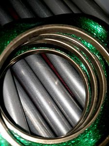 Sparkling Emerald Bangles