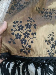 Golden Floral Kurta
