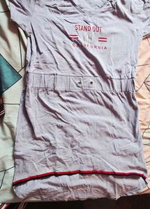 New women Graphic V-Neck tunic
