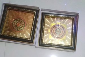 Brand New Shree Yantra 24 Gold Plated 💛