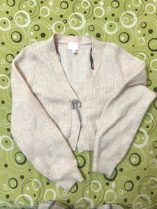 Chic Pastel Pink Cardigan
