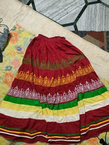 Boho Tiered Maxi Skirt Set