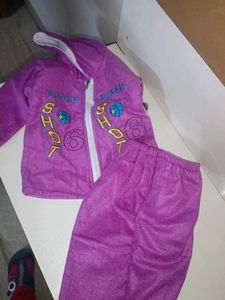 Cute Purple Kids Clothing Set