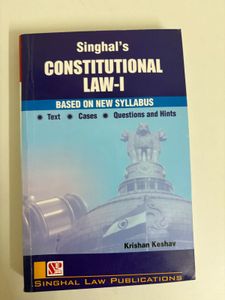 Constitutional Law-I Book