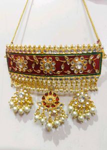 Stunning Kundan jewellery &amp; Pearl Necklace Set