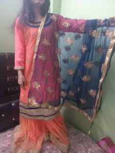 Designer kurti Sharara