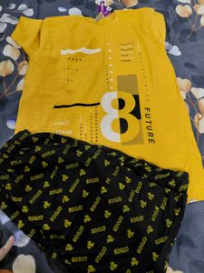 girls night Shorts Set
