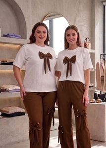 Chic Bow Detail Loungewear Set