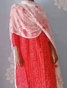 Stylish Rayon Bandhani Kurtas For Women