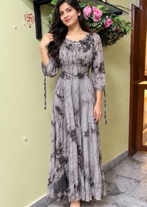 Boho Tie-Dye Maxi Dress