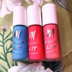 MyGlamm LIT Nail Enamel Set of 8