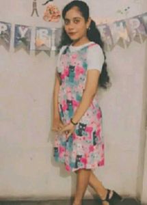 Cute Cat Print Dress