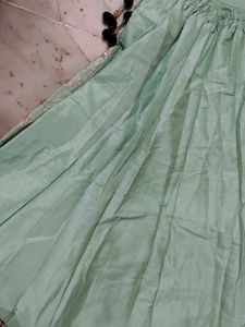 Elegant Mint Green Lehenga choli set