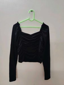 Black bodycon top✨