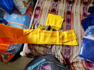 Brand new Anarkali Festive Yellow &amp; Black kurta se