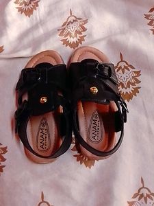 Cute Black Sandals for Girls