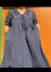 Chic Dress with cute collar