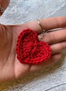 valentine week special Heart Crochet Keychains pac