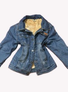 Denim Jacket with Sherpa Lining