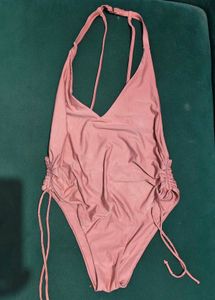 🍑Rose Pink Ruched One-Piece Swimsuit
