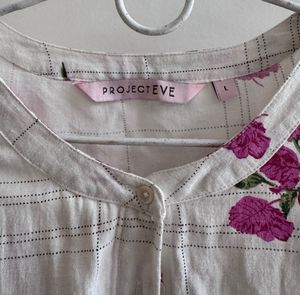 Project Eve - Floral Embroidered Tunic