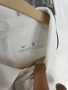 Nike White Polo T-Shirt