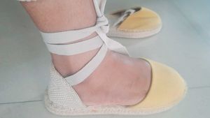 Espadrille Flat Sandals(All new never used)