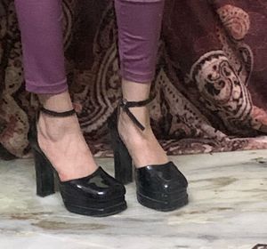 Black Platform Heels
