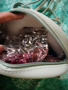 Pastel Green Backpack Cum Sling bag