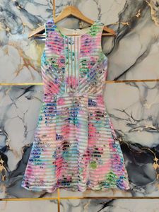 clreareance brand new Floral Print Skater Dress