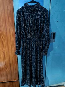 Chic Polka Dot Maxi Dress