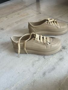 New max Beige Lace-Up Casual Shoes