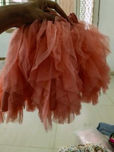 Ruffle Tulle Skirt