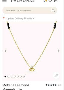 Moksha Diamond Mangalsutra Necklace