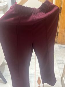 Velvet Wide Leg Pants