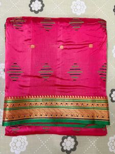 Vintage Silk Saree with Banarasi Border