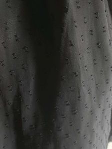 Sleeveless Black Textured Tunic