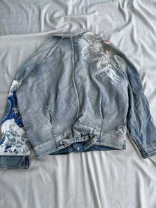 Unique Graphic Denim Jacket