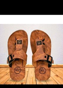 Men's Synthetic Leather Slippers