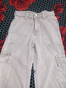 Light Pink Cargo Pants