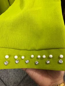 Cord Set Lime Green Embellished