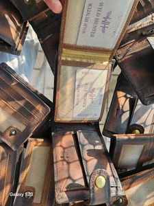 Embossed Leather Wallet