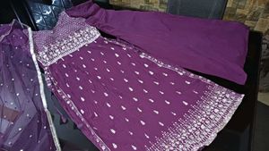 Elegant Purple Kurta Set