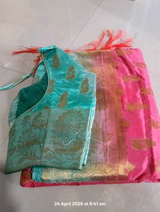 Beautiful Pink &amp; Gold Saree