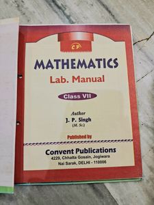 CP Maths Lab Manual Class 7