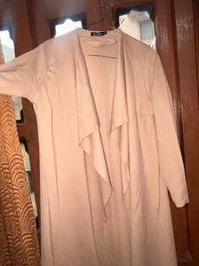 Boohoo Beige Duster Cardigan