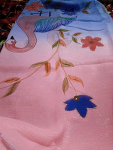 Hand Brush Paint With  Work Blouse