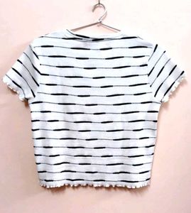 People Brand Striped Crop Top (Basic Essential) ✨