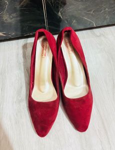 White Furry Heels
