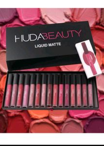 HUDA BEAUTY HD Non Transfer Liquid Lipstick Set